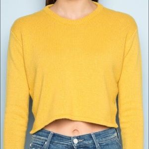 Brandy Melville Yellow Sweater
